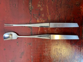 Barretts Fondu Spoon And Fork.