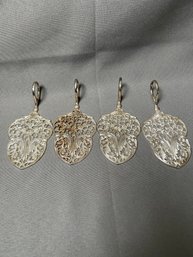 4 Silver Plate Tart Servers