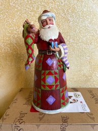 9.5 Inch Tall Jim Shore Santa.