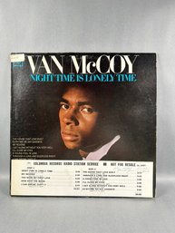 Van McCoy Night Time Is The Lonely Time Promo Vinyl Record