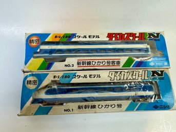2 Small Scale Model Trains - Made In Japan