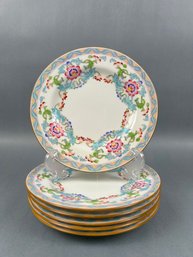 Minton Six Flower Bread Plates