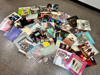 Lot Of Vintage Rock Vinyl Records