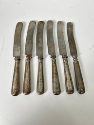 6 Vintage Butter Knives