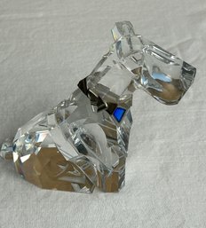 Vintage Swarovski Dog Art Glass Sculpture *LOCAL PICKUP ONLY - NO SHIPPING*