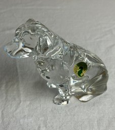 Vintage Waterford Labrador Retriever Glass Sculpture *LOCAL PICKUP ONLY - NO SHIPPING*