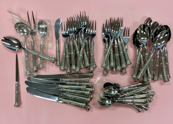 64 Piece Set Of Kirk Pewter - Old Annapolis Flatware