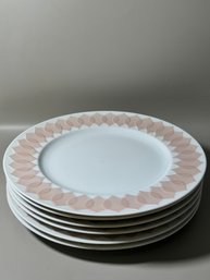 Six Rosenthal Studio Line Lotus Diner Plates