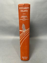 Book:  Pitcairns Island - By Charles Nordhoff & James Norman Hall - 1934