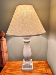 Wood Base 3 Way Table Lamp.