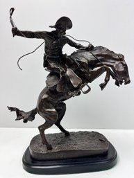 Frederick Remington Cowboy Sculpture. Local Pick Up Only