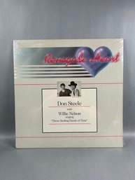 Don Steele With Willie Nelson Renegade Heart Vinyl Record