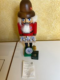 Erzgebirge Wood Nutcracker With COA