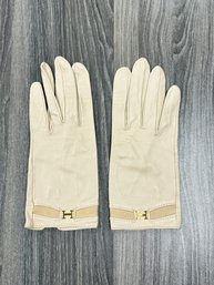 Vintage Hermes Paris Leather Driving Gloves Size 7