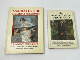 The Agatha Christie Crime 2 Book Lot ART OF HER CRIMES & AGATHA CHRISTIE WHOS WHO