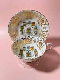 Canada Coats Of Arms - Paragon China Cup & Saucer *Local Pick Up Only*