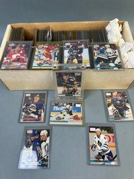 Box Of 1993-94 Stadium Club NHL Cards.