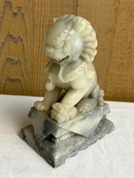 Vintage Chinese Foo Dog Carved Jade Sculpture *LOCAL PICKUP ONLY - NO SHIPPING*