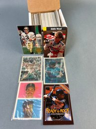 Box Of Mixed Sports Cards.