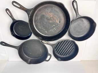 Set Of 5 Cast Iron Skillets. *Local Pick Up Only*