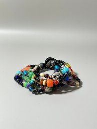 Vintage Seven Strand Multiple Bead Bracelet