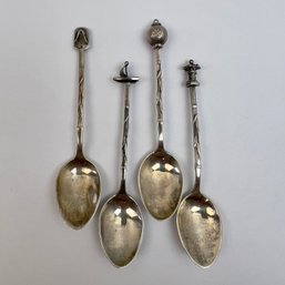 4 Sterling Silver Spoons