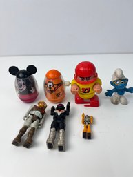 Lot Of 7 Small Toys.