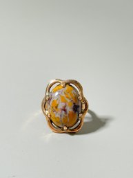 Gold Filled Ring With Stone Sz 6.25
