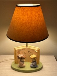 Vintage Underwriters Laboratories Prayers Praying Kids Table Lamp *LOCAL PICKUP ONLY - NO SHIPPING*