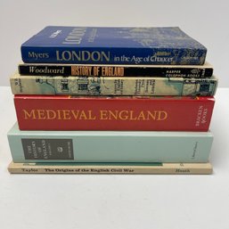 LOT OF 6 Soft Cover Books History Of England, Medieval England Origins Of The English Civil War
