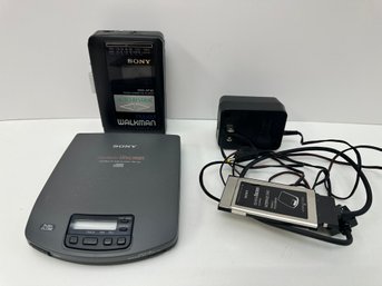 Sony Discman And Sony Walkman