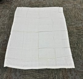 Linen Tablecloth With Hemstitch All Around Edges
