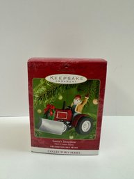 Hallmark Santas Snowplow Ornament