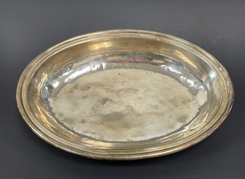 Vintage Silver Soldered 10' Vegetable Bowl  - Stamped Wheeler's Columbia, MO