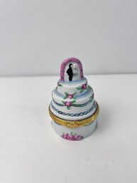 Wedding Cake Trinket Box.