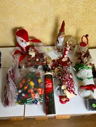 Lot Of Christmas Decorations.