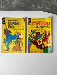 Two Gold And Key Comics Scooby Doo And Alley Cats