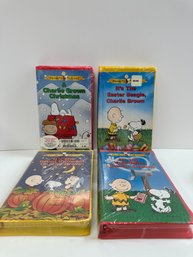 Lot Of Four Charlie Brown VHS Tapes