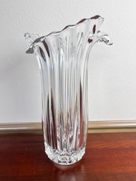 Large Crystal Vase.