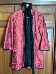 Vintage Chinese Style Floral Jacket *LOCAL PICKUP ONLY - NO SHIPPING*