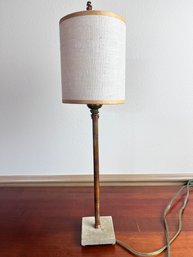 29 Inch Lamp With Copper Wire Accents.