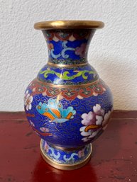 Cloisonne Vase Made In China.