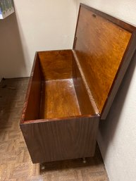 60's Midcentury Formica And Plywood Storage Chest.