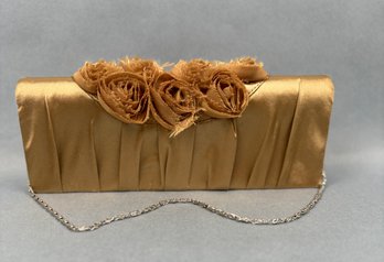 Beige Bijoux Terner Evening Bag With Chain Strap -china