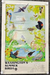 Washington's Summer Birds Poster