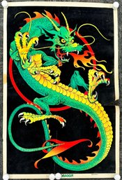 Green Dragon Velva Poster