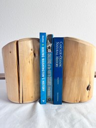 Pair Of Wood Bookends.