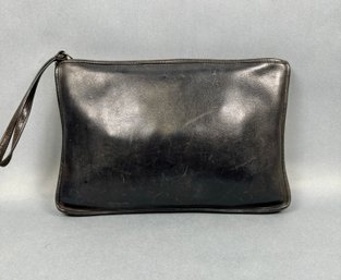 Vintage Coach Bag Of Natural Tanned Cowhide -leather