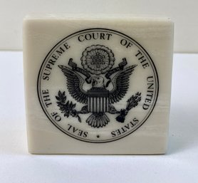 Seal Of The Supreme Court Paperweight