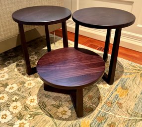 FLEXFORM Jiff Ashwood Tables Set Of 3